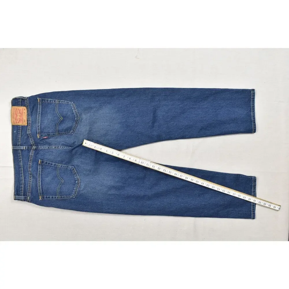 NEW Levi's 505 Regular Fit Stretch Blue Jeans Men's Size 34x30 Straight Leg